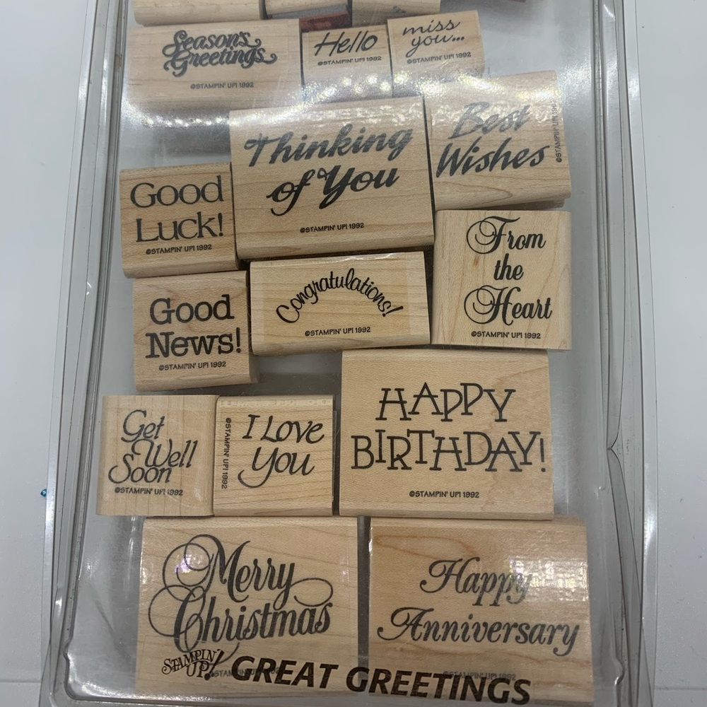 Stampin’ Up Great Greetings Stamp Set